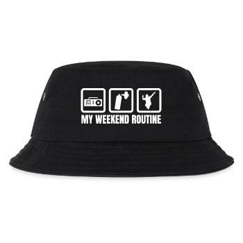 Breakdancer Wochenende - Kinder Bucket Hat - Schwarz - Vorne