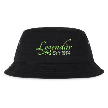 Legendaer 1974 - Kinder Bucket Hat - Schwarz - Vorne