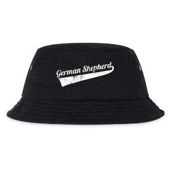 German Shepherd - Kinder Bucket Hat - Schwarz - Vorne