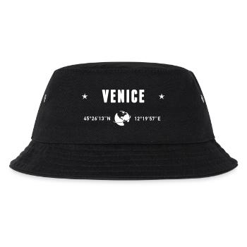 Venise Italie Coordonnées GPS Blanc - Bob Enfant - noir - Devant