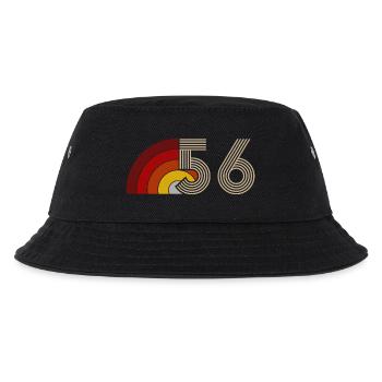 Vintage-Astro 70 Jahre Siebzigjährige Party 1956 - Kinder Bucket Hat - Schwarz - Vorne