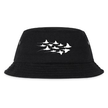 Manta Rays Diving Stingrays Manta Rays Divers - Kids’ Bucket Hat - black - Front