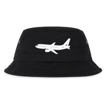Silhouette d’avion sur fond blanc - Bob Enfant - noir - Devant