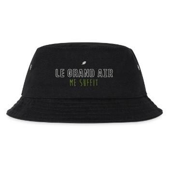 Le Grand Air Me Suffit - Nature Minimaliste - Bob Enfant - noir - Devant