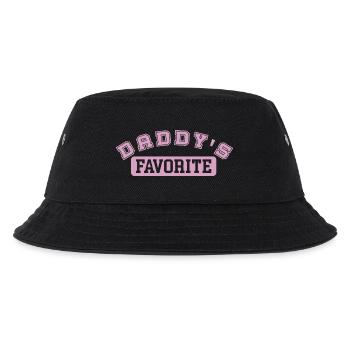 Daddy's favorite pink - Kids’ Bucket Hat - black - Front
