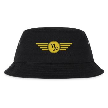 Zodiac sign Capricorn, exclusive t-shirt design - Kids’ Bucket Hat - black - Front
