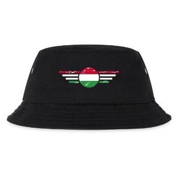 Ich liebe Ungarn, Eleganz Stil Design T-Shirt - Kinder Bucket Hat - Schwarz - Vorne