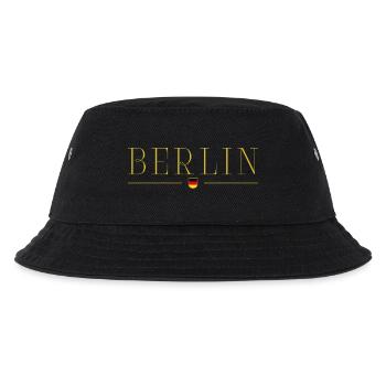 T-shirt au design de style berlinois - Bob Enfant - noir - Devant
