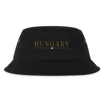 Ich liebe Ungarn, Eleganz Stil Design T-Shirt - Kinder Bucket Hat - Schwarz - Vorne