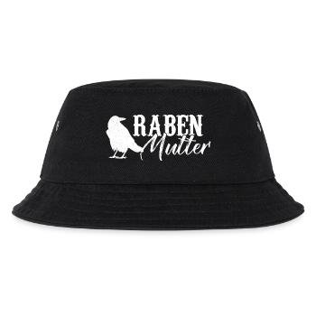 Rabenmutter - Vogel Mama Mutter Eltern Schwanger - Kinder Bucket Hat - Schwarz - Vorne