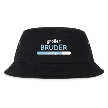 Großer Bruder - Kinder Bucket Hat - Schwarz - Vorne