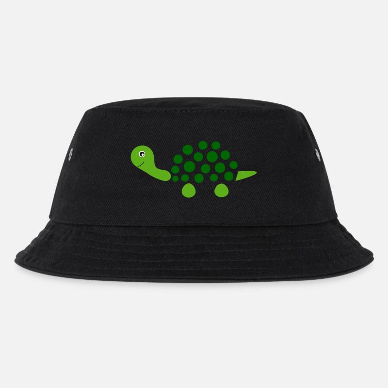 Schildkröten Schildkröten - Kinder Bucket Hat - Schwarz
