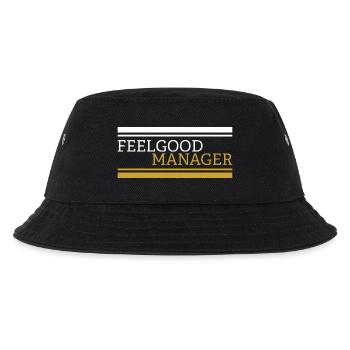 Feelgood manager Design white - Kids’ Bucket Hat - black - Front