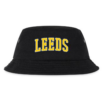 Leeds College Lettering - Kids’ Bucket Hat - black - Front