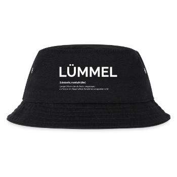 Lümmel - Kinder Bucket Hat - Schwarz - Vorne