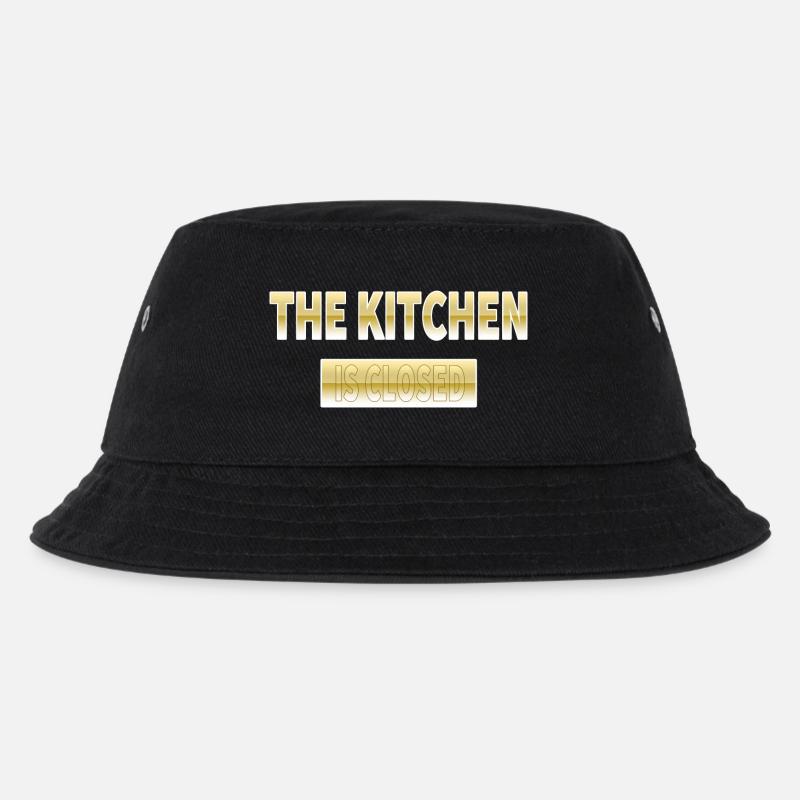 Küche - Kinder Bucket Hat - Schwarz