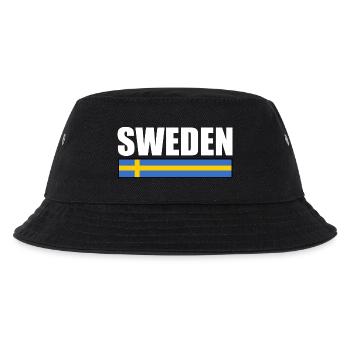 Sweden - Kids’ Bucket Hat - black - Front