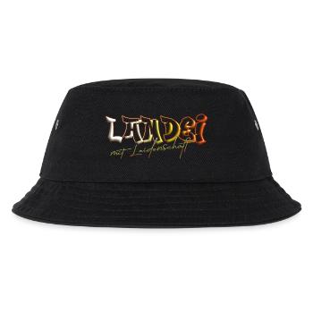 Witziger Spruch Landei mit Leidenschaft - Kinder Bucket Hat - Schwarz - Vorne