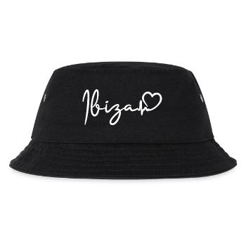 Ibiza Herzschlag - Kinder Bucket Hat - Schwarz - Vorne