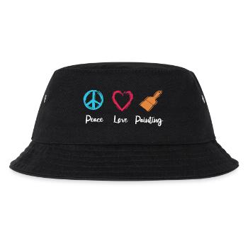 Peinture Peace Love - Bob Enfant - noir - Devant