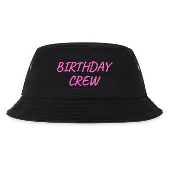 Birthday Crew - Kinder Bucket Hat - Schwarz - Vorne