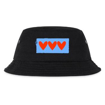 PAAR. ICH HABE GERADE GEHEIRATET. Junggesellinnenabschied. VALENTINSTAG. MARIES - Kinder Bucket Hat - Schwarz - Vorne