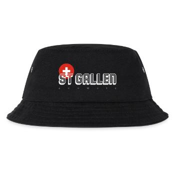 St. Gallen - Kinder Bucket Hat - Schwarz - Vorne