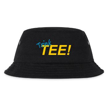 TRINK TEE! - Kinder Bucket Hat - Schwarz - Vorne