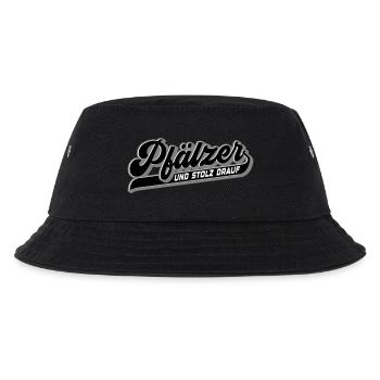 Pfälzer und Stolz drauf | Farben änderbar - Kinder Bucket Hat - Schwarz - Vorne
