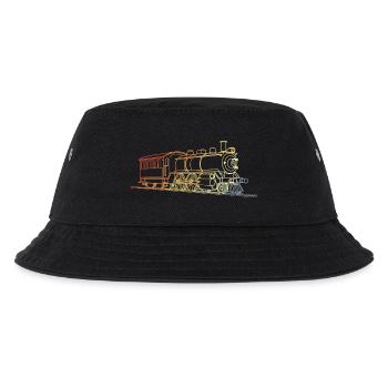 Locomotive Retro Style - Kids’ Bucket Hat - black - Front