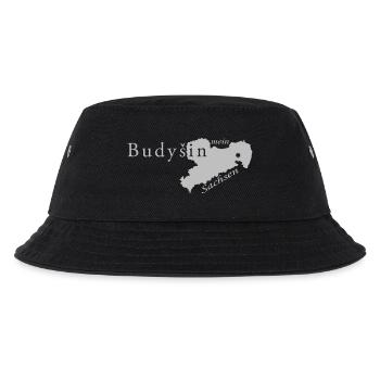 Budyšin (Bautzen) - Mein Sachsen - Heimatstadt - Kinder Bucket Hat - Schwarz - Vorne