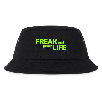 Freak out your Life - Ausflippen - Ausrasten - Kids’ Bucket Hat - black - Front