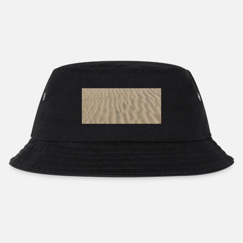 Sand horizontal - Kinder Bucket Hat - Schwarz