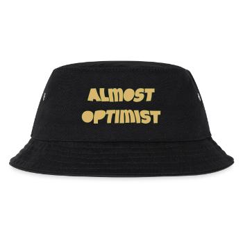 almost optimist - Kinder Bucket Hat - Schwarz - Vorne