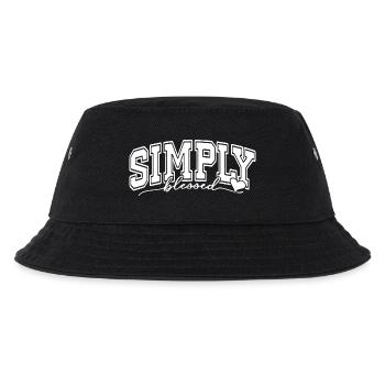 Simply Bless Inspirational Grateful Positive - Kids’ Bucket Hat - black - Front