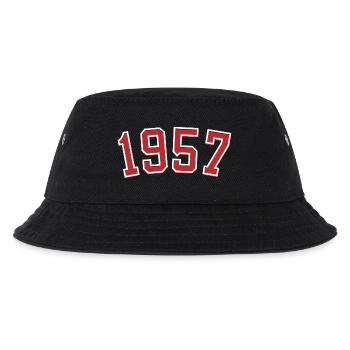 Sport Geburtsjahr 1957 - Kinder Bucket Hat - Schwarz - Vorne