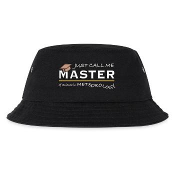 Just Call Me Master of Science in Meteorology - Kinder Bucket Hat - Schwarz - Vorne
