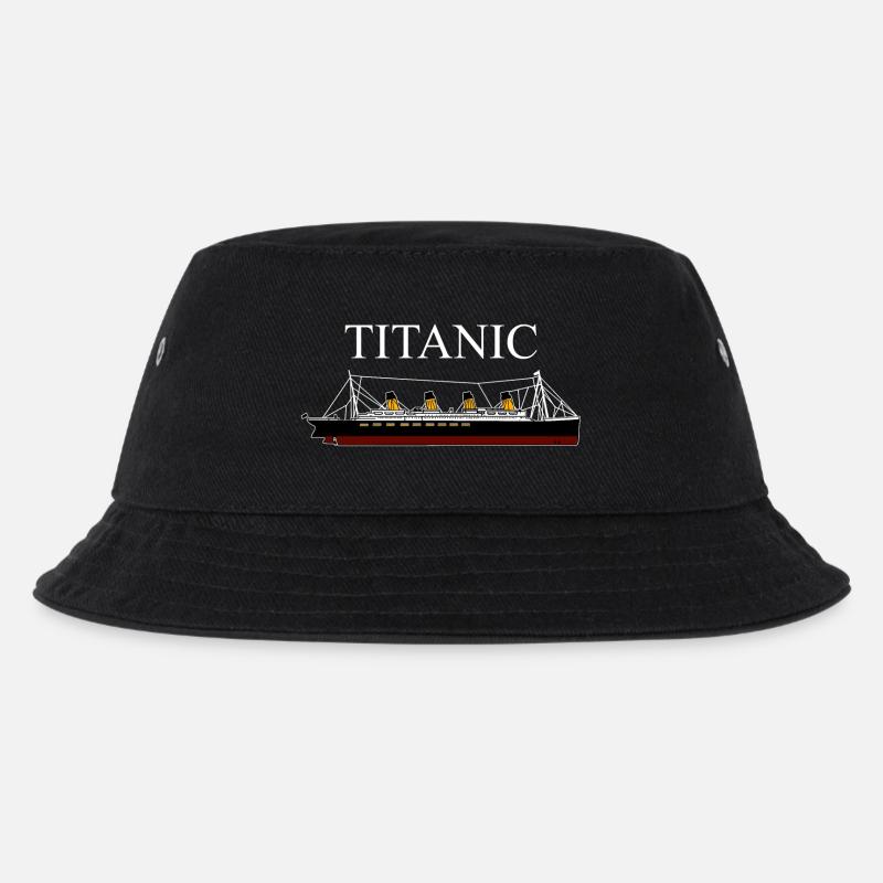 Titanisch - Kinder Bucket Hat - Schwarz