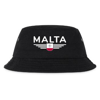 Malta T-Shirt – Für Insel-Fans - Kinder Bucket Hat - Schwarz - Vorne
