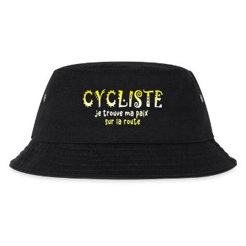 Fahrrad Fahrräder Fahrrad Fahrrad Fahrrad Biker MTB 4 - Kinder Bucket Hat - Schwarz - Vorne
