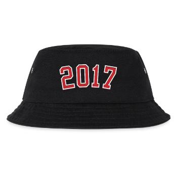 Sport Geburtsjahr 2017 - Kinder Bucket Hat - Schwarz - Vorne