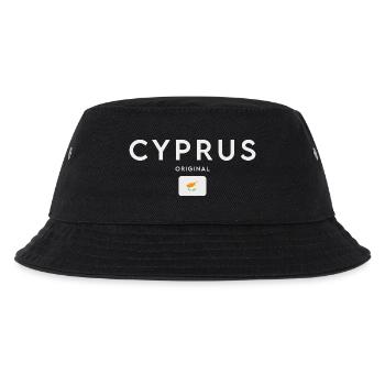 Zypern Flagge, Zypriotischer Stolz - Kinder Bucket Hat - Schwarz - Vorne