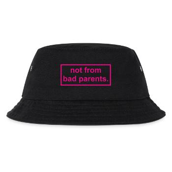 not from bad parents - Kids’ Bucket Hat - black - Front