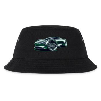 Futuristic super car - Kids’ Bucket Hat - black - Front