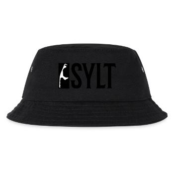 Sylt Urlaub - Kinder Bucket Hat - Schwarz - Vorne