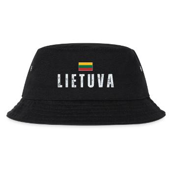 Flagge Litauens, litauischer Patriot - Kinder Bucket Hat - Schwarz - Vorne