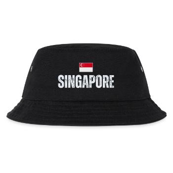J'aime Singapour, la fierté singapourienne - Bob Enfant - noir - Devant