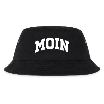 MOIN – North German in college style - Kids’ Bucket Hat - black - Front