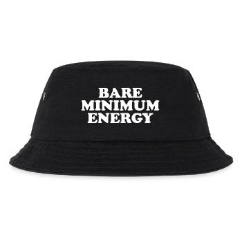Bare Minimum Energy - Kids’ Bucket Hat - black - Front
