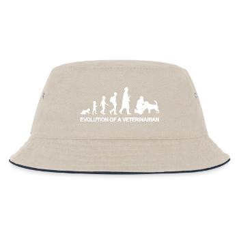 Veterinary Development - Kids’ Bucket Hat - ecru/navy - Front